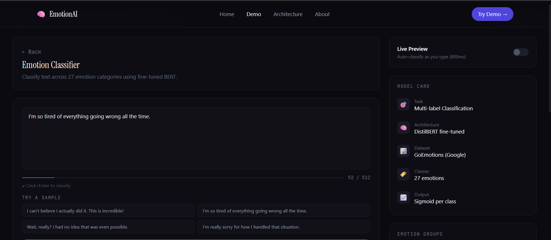 Advanced Sentiment Analysis Tool thumbnail 2