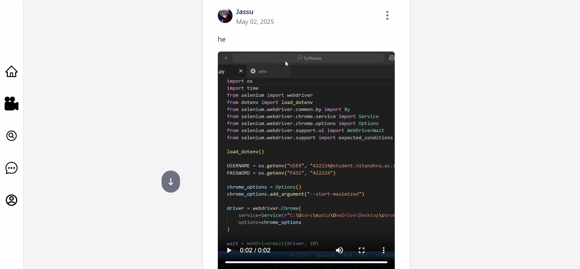 Real-Time Social Media App thumbnail 2